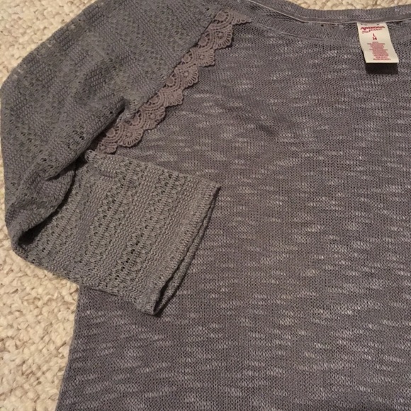 Oversized Lightweight Sweater: Lace - Picture 2 of 6